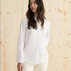 Jenni Kayne Collarless Shirt - Medium